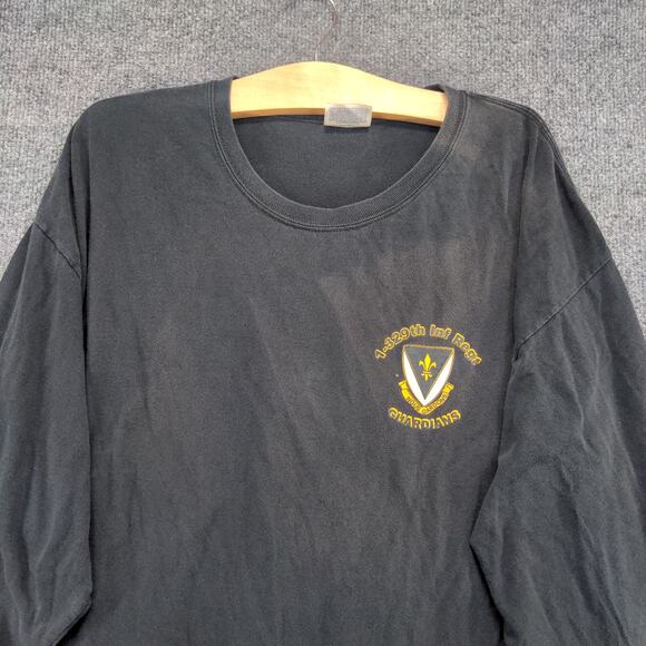 US Army 1-329th Infantry Regiment Guardians Men's T Shirt Size XL Black - Picture 7 of 13